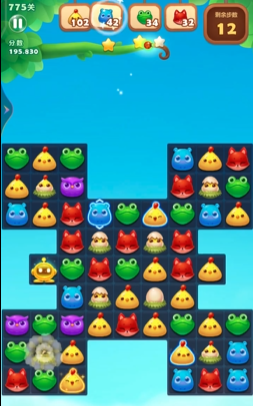 开心消消乐775关怎么过3