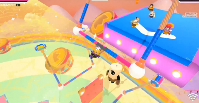 糖豆人怎么抓空中秋千3