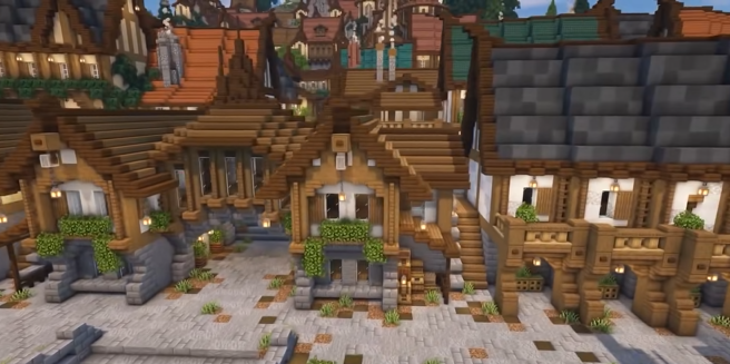 我的世界如何建造小镇3