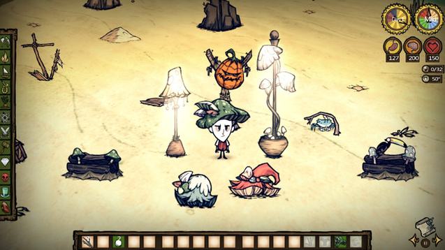 在饥荒这个游戏里该如何制作蘑菇灯和怎么点亮蘑菇灯1