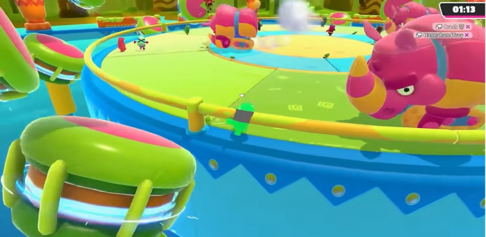 糖豆人犀牛冲撞怎么玩1