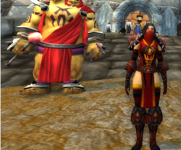 魔兽世界人类女盗贼梵妮莎的幻化造型全展示5