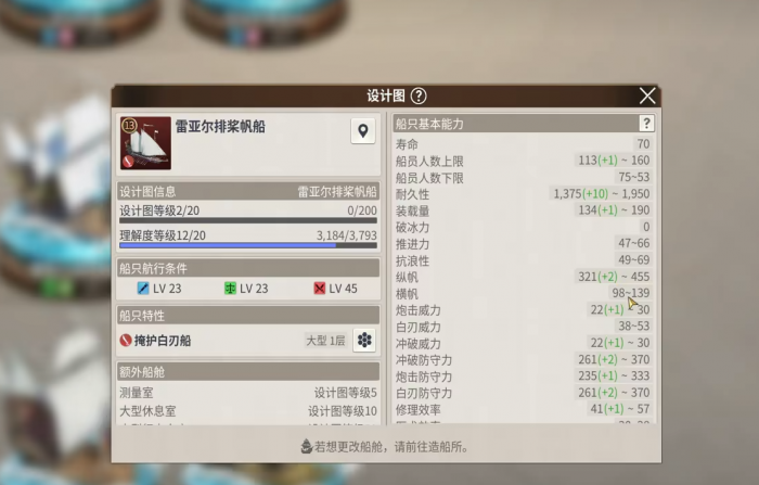 大航海时代起源船只建造全攻略3