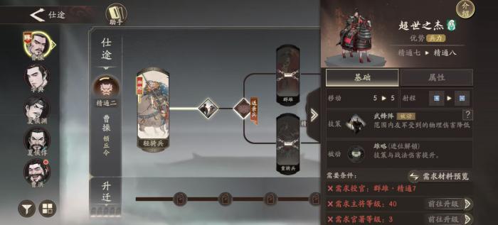 三国望神州仕途玩法全解析2