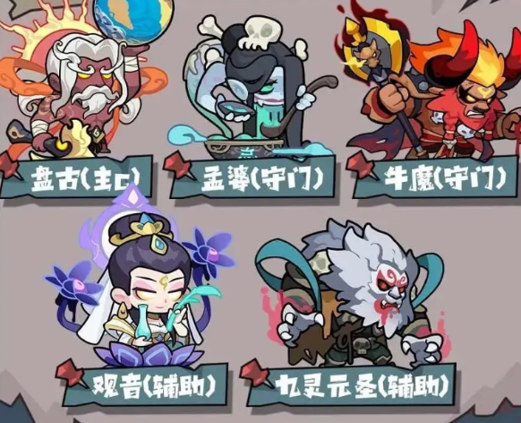 妖怪金手指盘古阵容推荐1