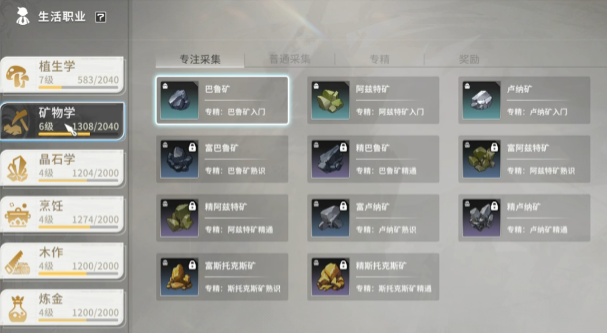 星痕共鸣生活职业有哪些3