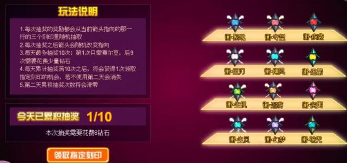 赛尔号巅峰之战抽奖机制介绍2