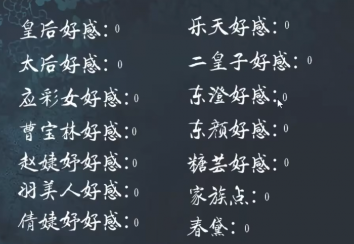 后宫三千人橙光第一章攻略2