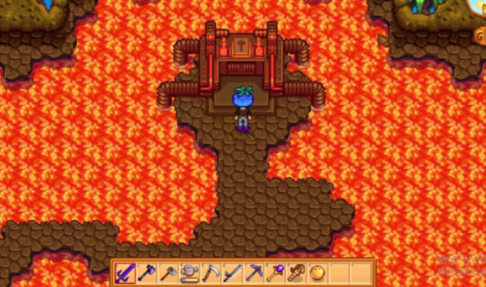 星露谷物语姜岛火山怎么去3