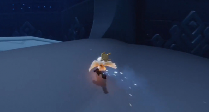 如何在光遇奇迹之旅中与巨型生物互动2