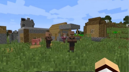 我的世界村庄怎么找2