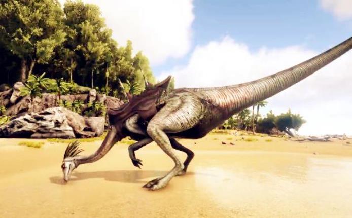 方舟生存进化似鸡龙怎么驯服1