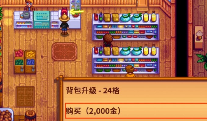 星露谷物语怎么背包扩容1