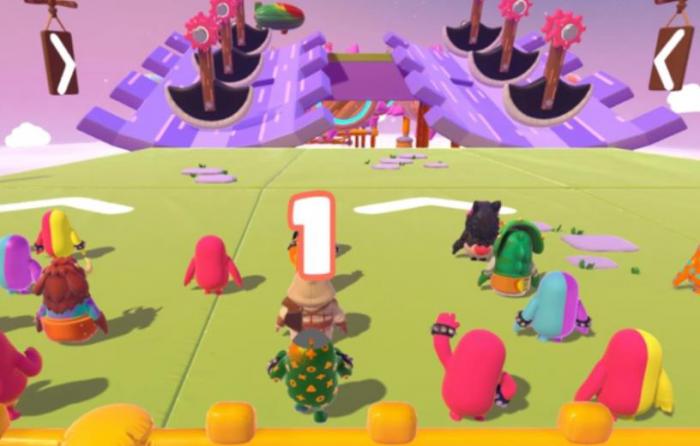 糖豆人怎么抓空中秋千1