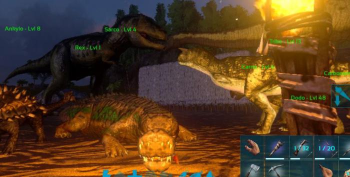 方舟生存进化手游新手开局教程是什么2