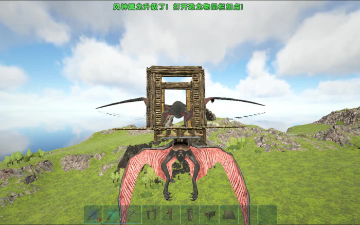 方舟生存进化风神翼龙怎么驯服1