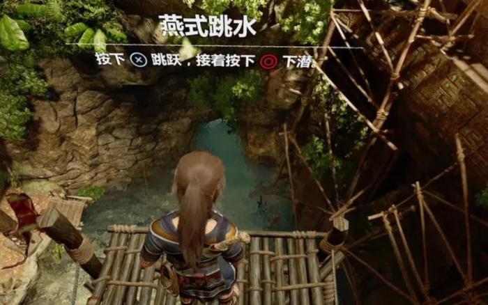 古墓丽影跳水怎么按1