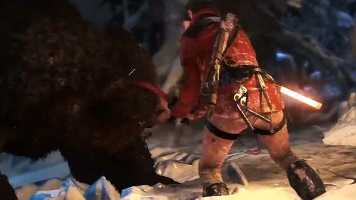 古墓丽影崛起里面的熊怎么过3