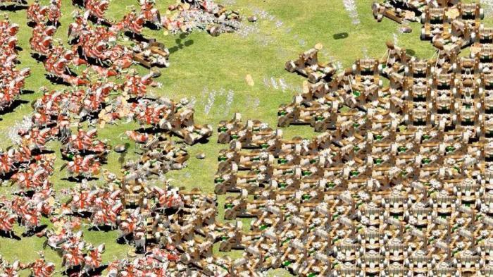 帝国时代2巨型投石机怎么打1