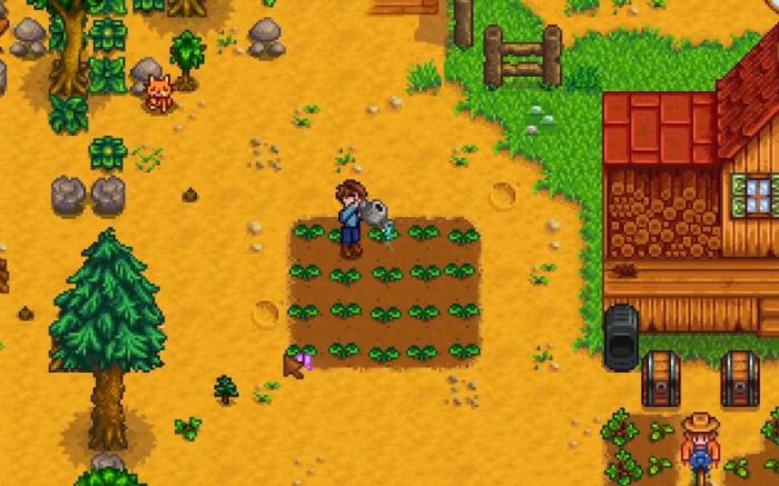 星露谷物语洒水器怎么回收1