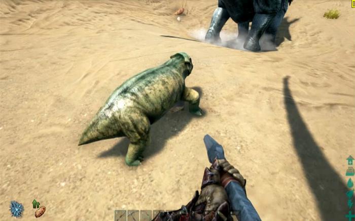 方舟生存进化中的水龙兽怎么驯服1