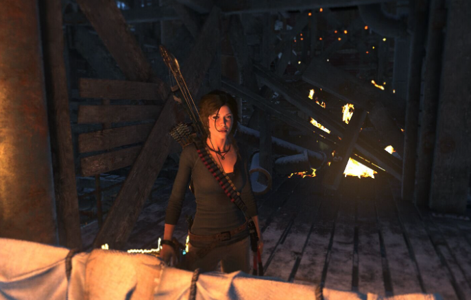 古墓丽影10神之声怎么回去1