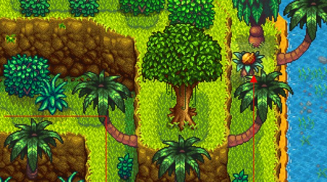 星露谷物语姜岛西部的核桃要如何收集2