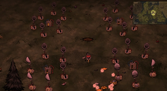 饥荒薇诺娜怎么探图建造1