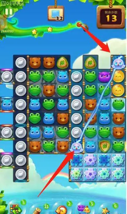开心消消乐精英153关怎么过关2