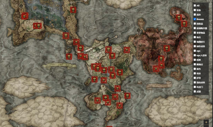 艾尔登法环右上角地图怎么开2