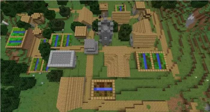 我的世界手游怎么让村民帮忙种地1