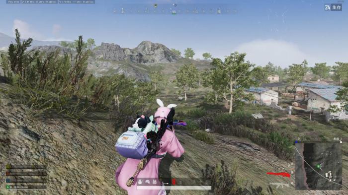 绝地求生中怎么打移动的人1