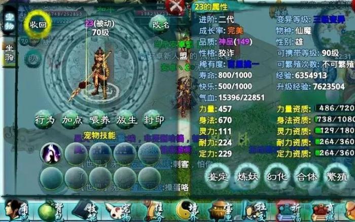 忘仙谨慎宠物怎么加点2