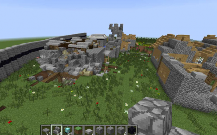 我的世界村庄防御工事在哪1