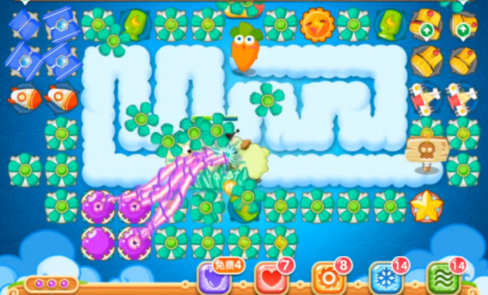 保卫萝卜2第61关怎么打3