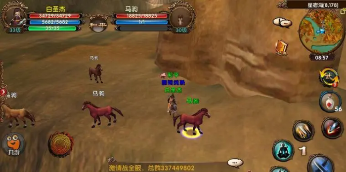 卧虎藏龙可以抓的坐骑都有什么1