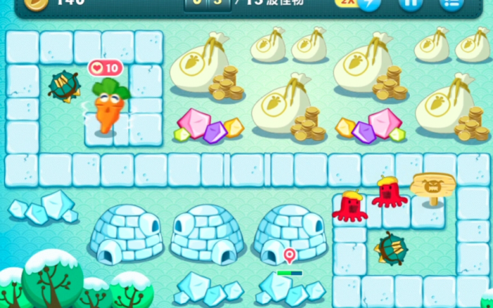 保卫萝卜冬季17怎么过1