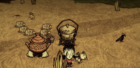 饥荒中怎么跟猪王交易换金子1