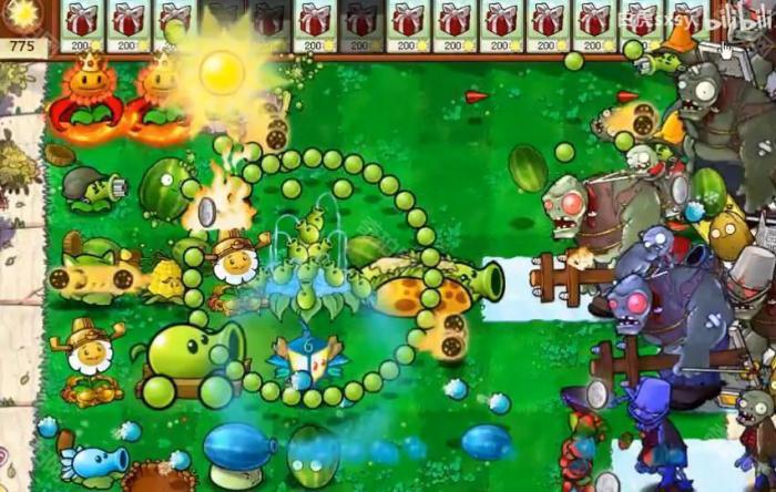 《植物大战僵尸杂交版》挑战模式第39关通关攻略4