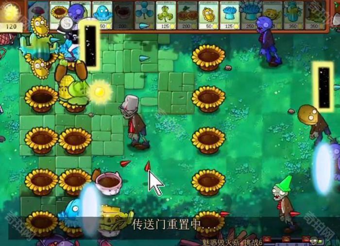 《植物大战僵尸杂交版》挑战模式第9关通关攻略2