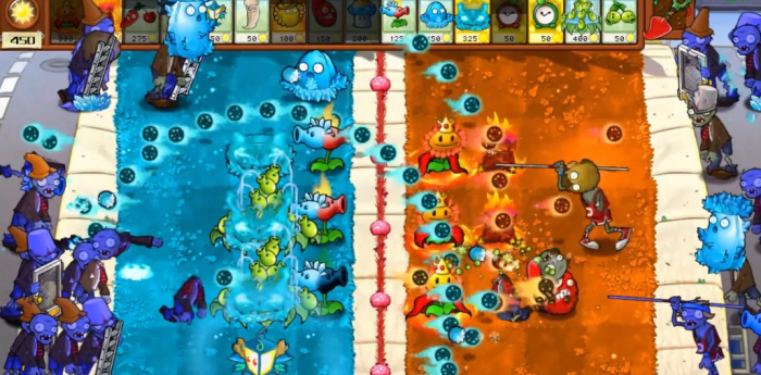 《植物大战僵尸杂交版》冰火两重天模式玩法攻略5