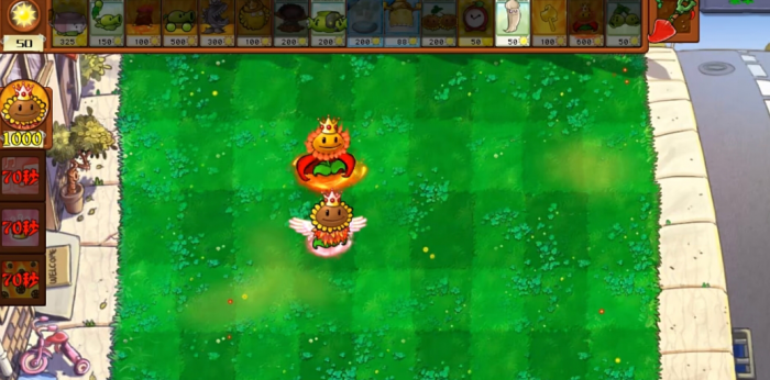 《植物大战僵尸杂交版》英雄植物向日葵公主介绍2