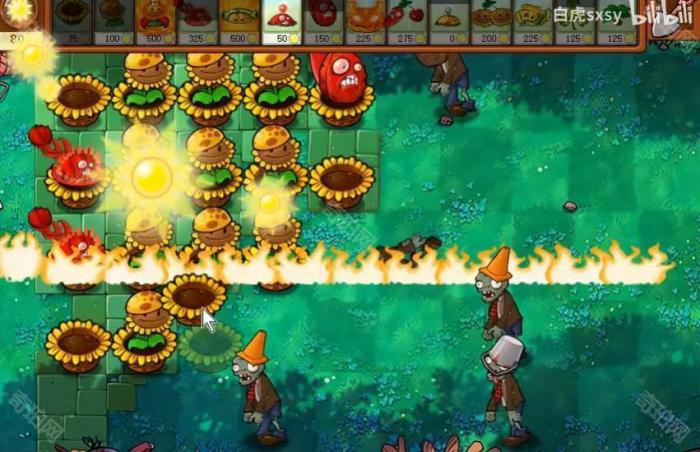 《植物大战僵尸杂交版》挑战模式第35关通关攻略3