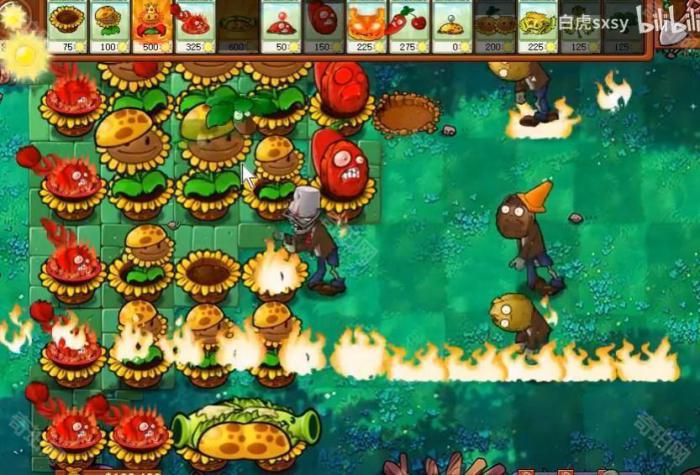 《植物大战僵尸杂交版》挑战模式第35关通关攻略4