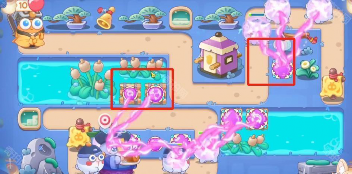 《保卫萝卜4》万圣奇妙夜第4关通关攻略3