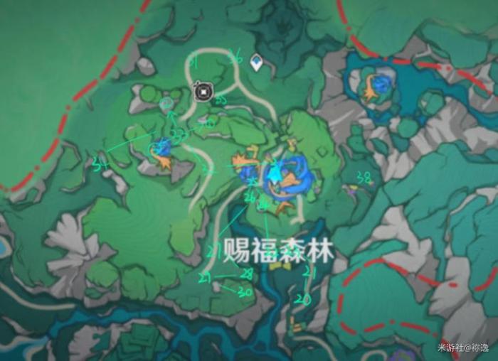 《原神》赐福森林宝箱全收集攻略22