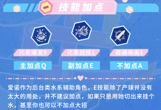 原神爱诺天赋怎么加点2