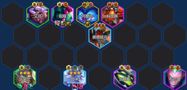 金铲铲之战s14分析师妖姬阵容怎么搭配1