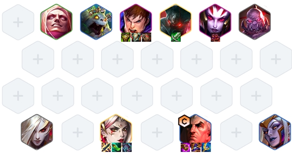 金铲铲之战s13黑玫斯维因阵容怎么搭配1