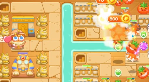 保卫萝卜4法老归来第84关怎么过2